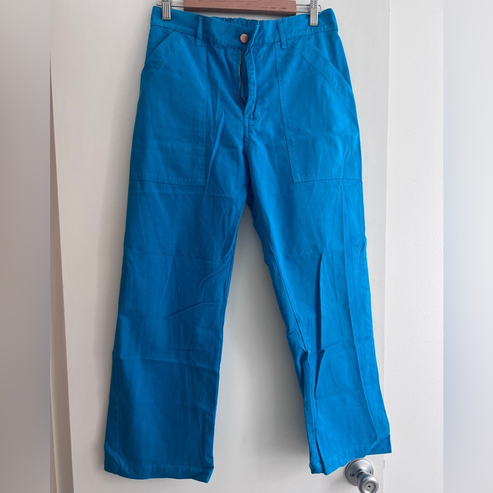 Big Bud Press Work Oant, Teal size M